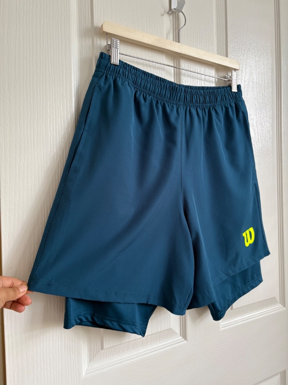 Wilson Men's Core Tennis pickleball Volley shorts Blue Size M NWOT - Picture 3 of 11